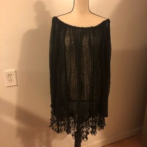 Free People XS black top